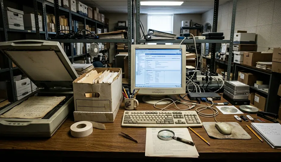 Image showing archive_desk