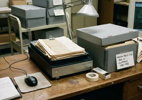 Image showing maxim_press_file