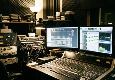 Image showing mastering_room