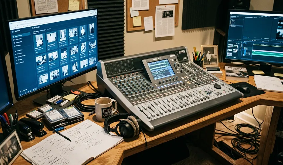 Image showing studio_console