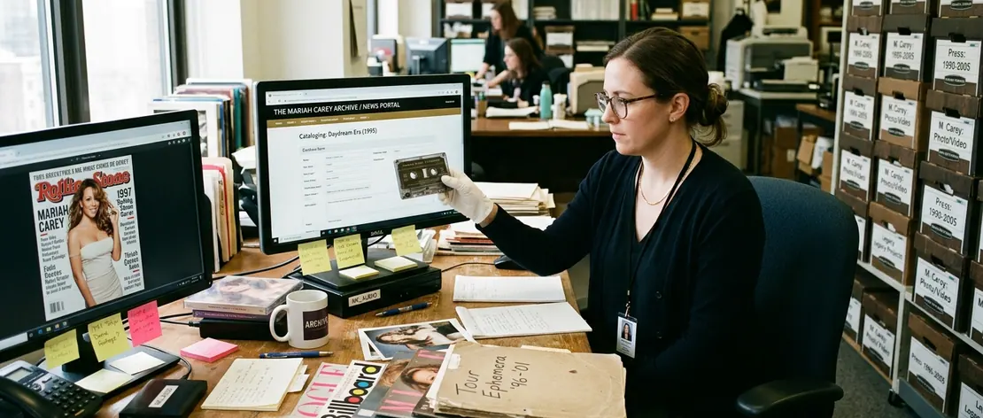 Archive desk